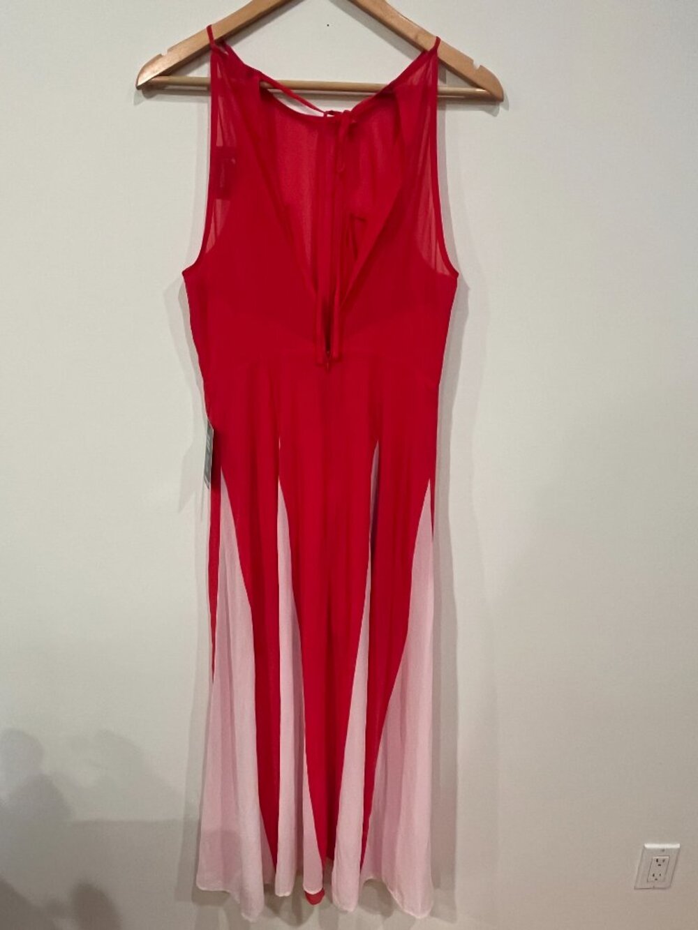Express High Neck Godet Evening Dress - Picture 4 of 12